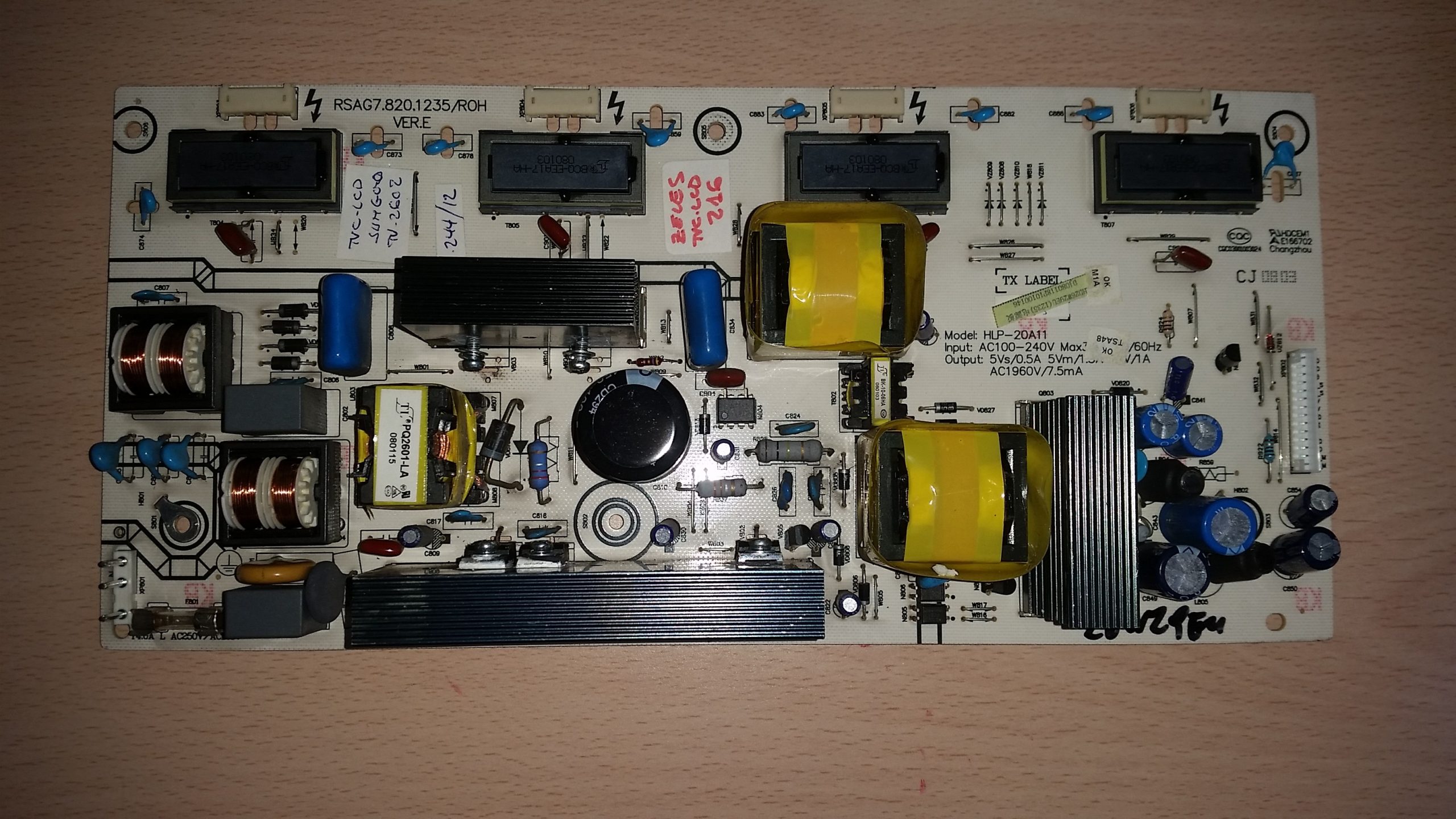 PSU alimentation TV RSAG7.820.10029/ROH HLP-10029WD