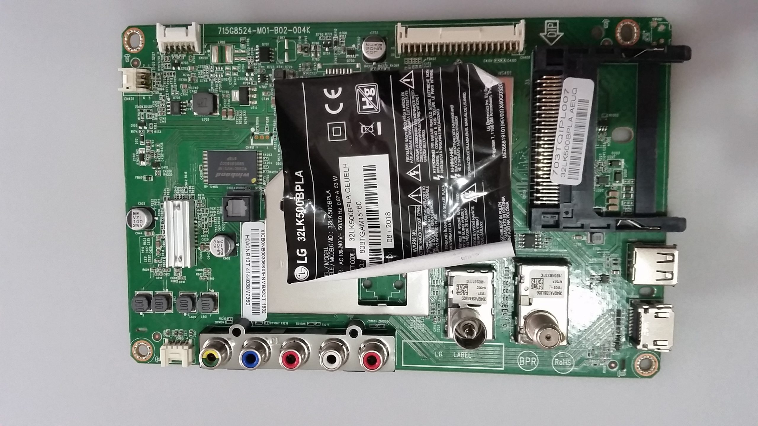 Motherboard TV LG 32LD320 32 EBU606784401 EAX60686904(2) LD91A/G