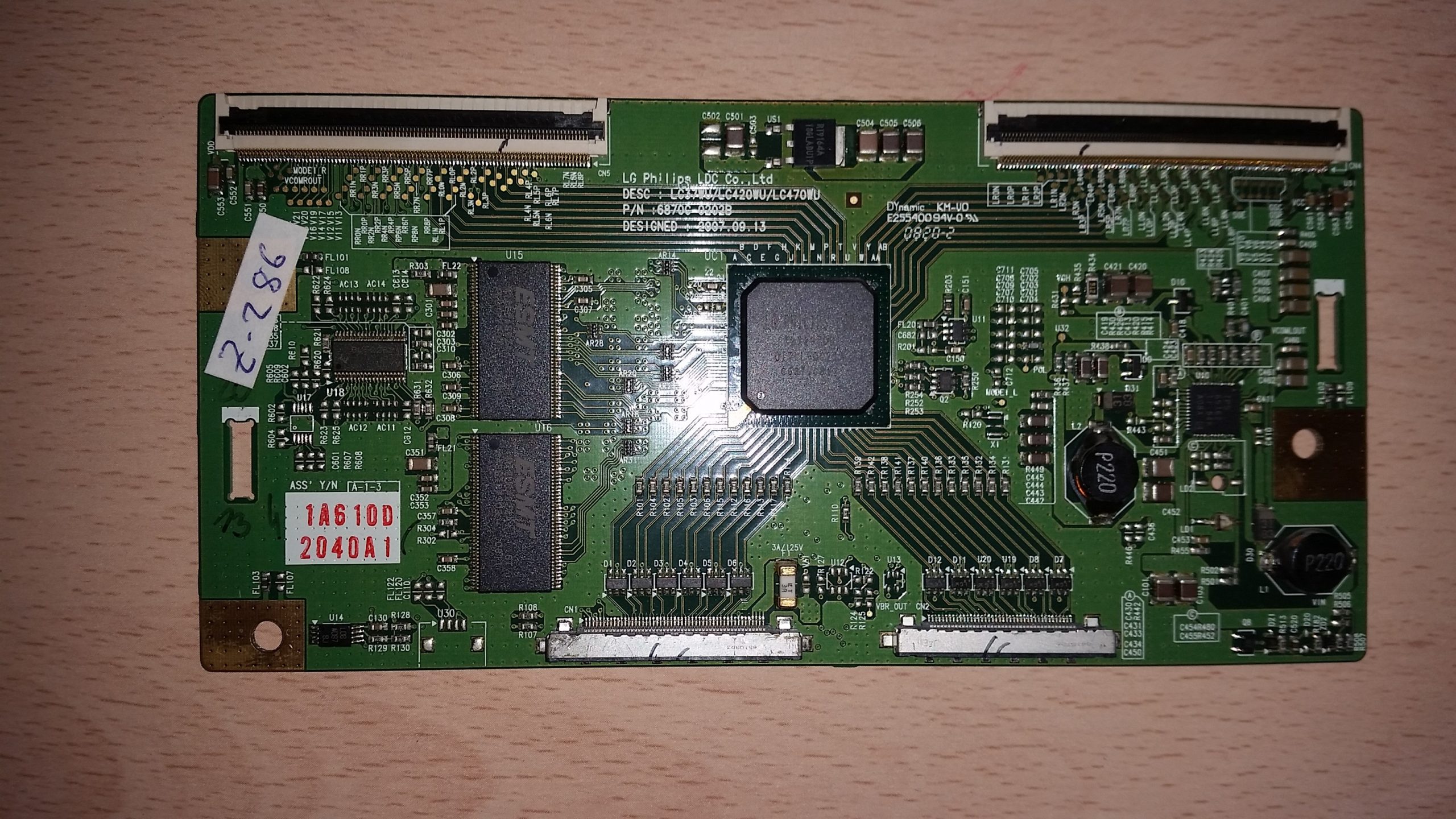 Carte T-CON Pour TV Philips 47PFL4007K/12 – 6870C-0401B, 6871L-2753S, Occasion